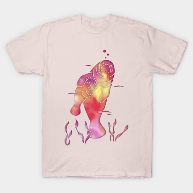 Peach River Manatees T-Shirt by ferinefire